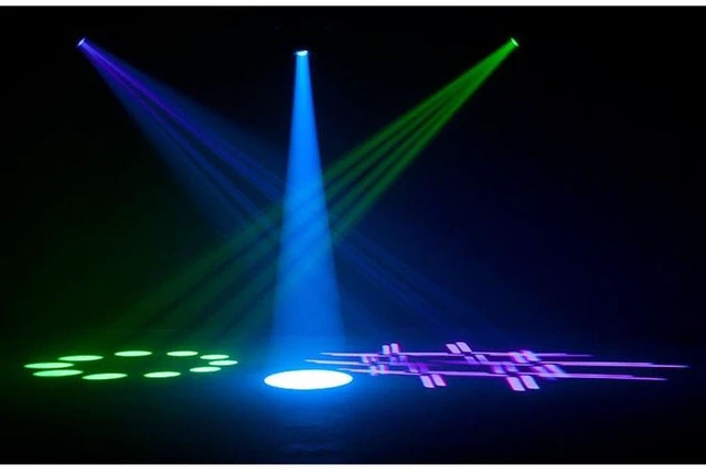 Alt view image 4 of 7 - (2) American DJ Focus Spot 4Z 200W LED Moving Head Spot Fixtures with Road Case Package