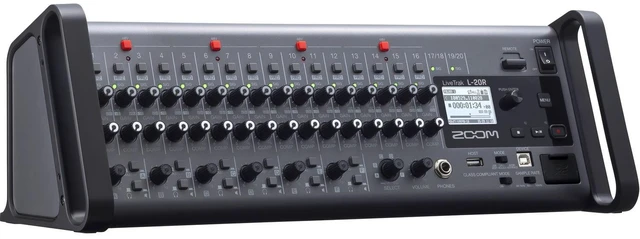 Alt view image 2 of 7 - Zoom LiveTrak L-20R 20-Channel Digital Mixer-Recorder for Stage Use + FIFINE K025 Wireless Handheld Microphone + GLS Audio 20-Feet Ethercon Compatible RJ45 Cat6 Cable OFC Pro Tour Heavy Duty G-Shell