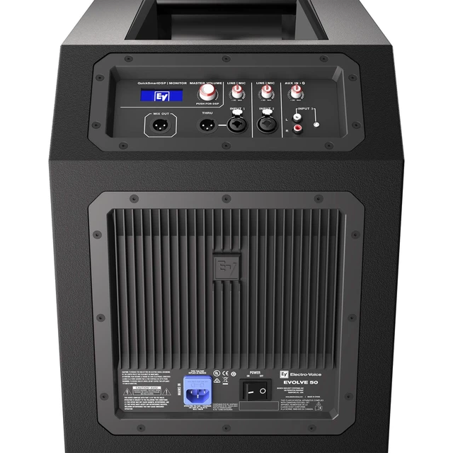 Alt view image 6 of 7 - Electro-Voice EVOLVE 50 Black Portable 1000W Bluetooth (Pair) + Mackie DL1608 + iPad (10.2-Inch, Wi-Fi, 32GB) + Bags + Cables