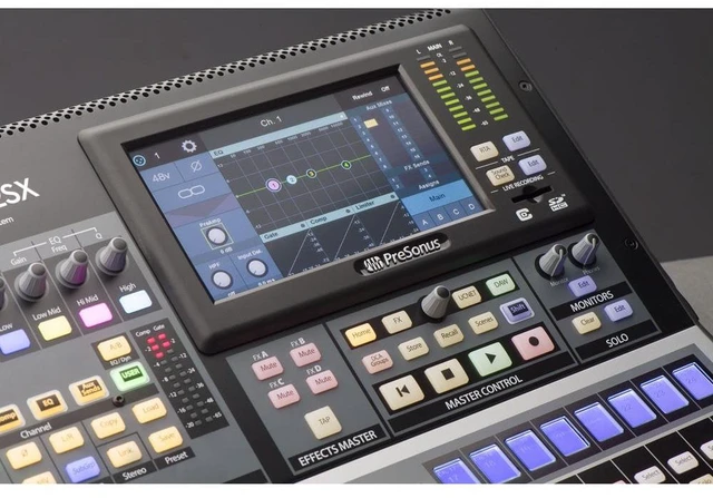 Alt view image 6 of 7 - PreSonus StudioLive 32SX Series III S 32-Channel Compact Digital Mixer/Recorder/Interface + ProX Flight Hard Road Case.