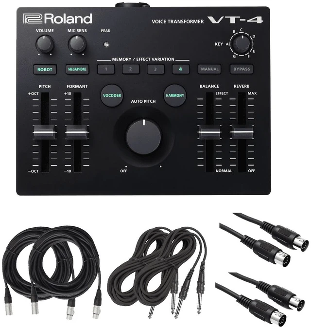 Main image of Roland AIRA VT-4 Voice Transformer + Cables Packages.