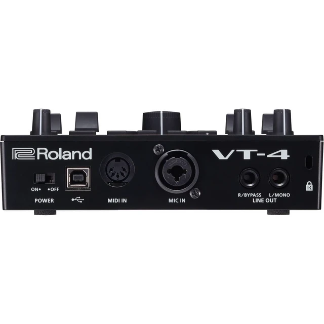 Alt view image 4 of 5 - Roland AIRA VT-4 Voice Transformer + Audio-Technica ATH-M20x Monitor Headphones (Black)