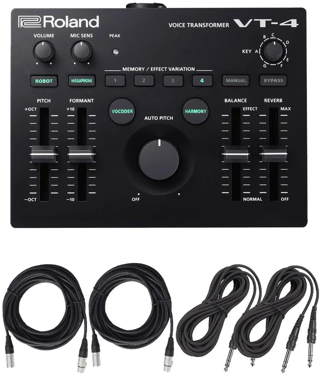 Main image of Roland AIRA VT-4 Voice Transformer + Cables Packages.