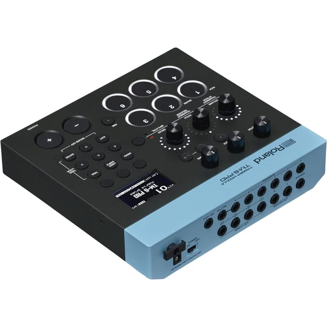 Alt view image 5 of 7 - Roland TM-6 Pro Drum Trigger Module + Audio-Technica ATH-M40x Monitor Headphones and Cables.