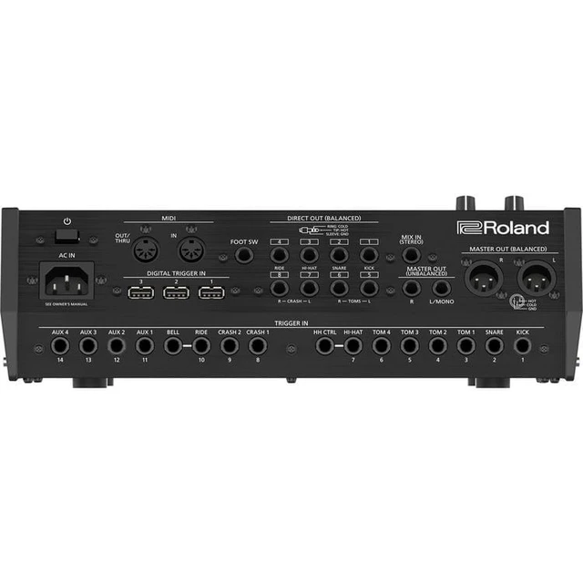 Alt view image 5 of 7 - Roland TD-50K-S V-Drum System Includes TD-50DP, TD-50KA, MDS-50K and KD-120BK