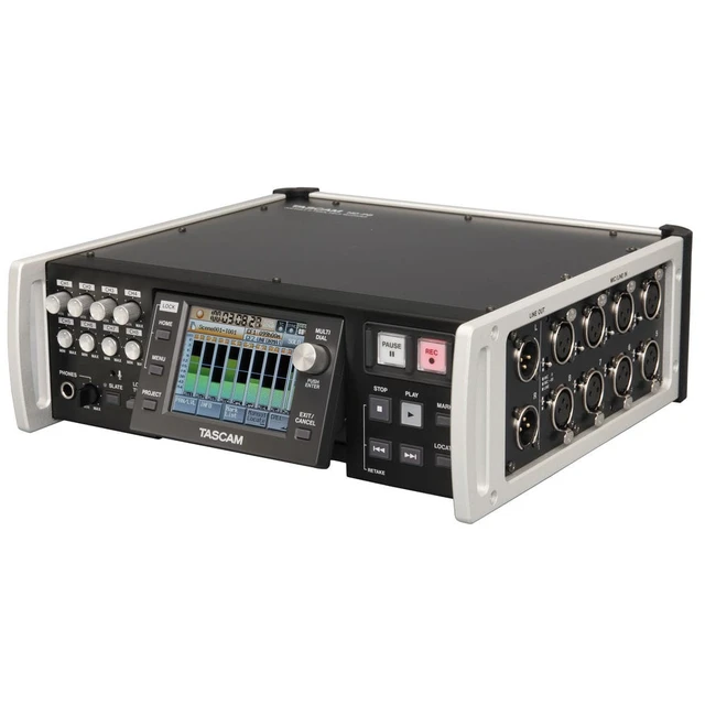 Alt view image 7 of 7 - Tascam HS-P82 8-Channel Field Audio Recorder + Audio-Technica ATH-M50x Monitor Headphones (Black)