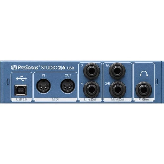 Alt view image 2 of 5 - PreSonus Studio 26 - 2x4 192 kHz, USB 2.0 Audio/MIDI Interface