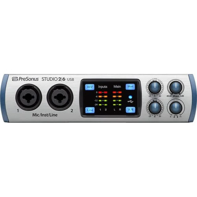 Alt view image 5 of 5 - PreSonus Studio 26 - 2x4 192 kHz, USB 2.0 Audio/MIDI Interface