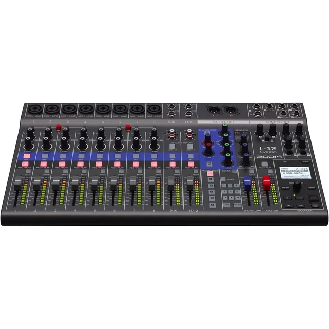 Alt view image 2 of 7 - Zoom LiveTrak L-12 - 12-Channel Digital Mixer & Multitrack Recorder