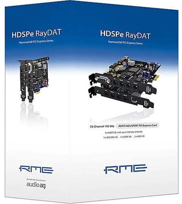 Alt view image 2 of 2 - RME HDSPe RayDAT - 36 Channel Digital Audio & MIDI PCI Express Card System