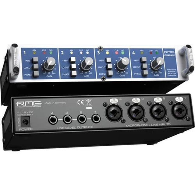 Alt view image 5 of 7 - RME QuadMic II 4-Channel Microphone Preamp