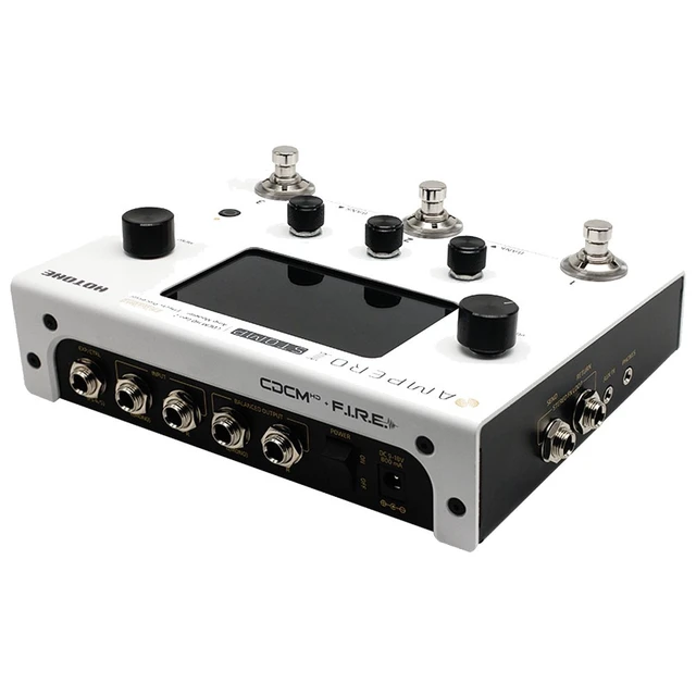 Alt view image 3 of 7 - Hotone Ampero II Stomp MP-300 Amp Modeler & Effects Processor, Getaria 2.4GHZ Wireless Guitar System Bundle