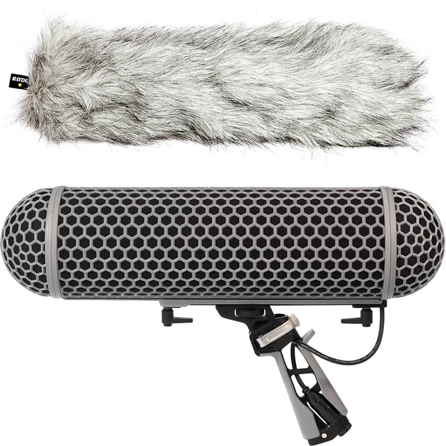 Alt view image 6 of 7 - Rode NTG3 Precision RF-Biased Shotgun Microphone (Silver), Rode Blimp, Rode Micro Boompole, XLR Cable Bundle