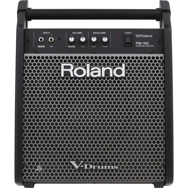 Alt view image 2 of 5 - Roland PM-100 Personal Monitor for V-Drums + On-Stage RS4000 Folding Guitar Amplifier Stand
