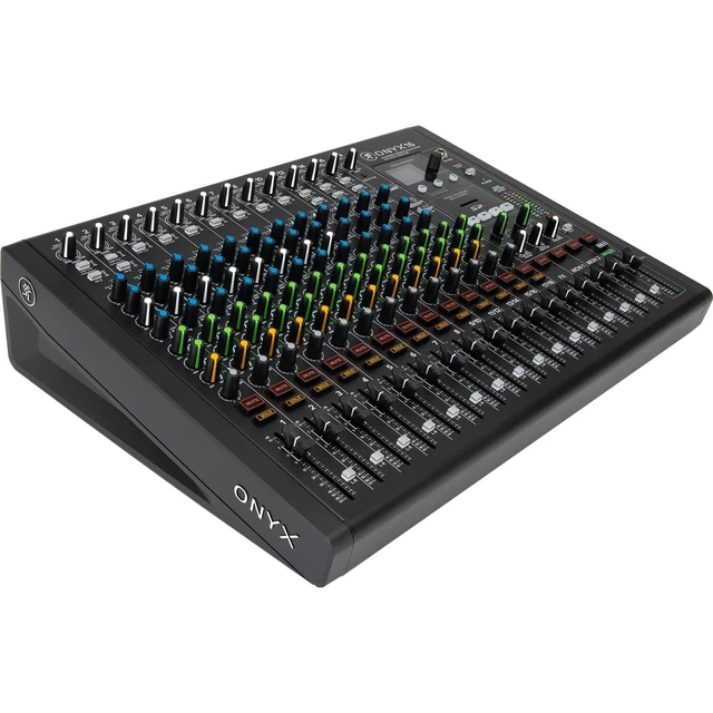 Alt view image 2 of 7 - Mackie Onyx16 16-channel Analog Mixer, Dust Cover, (16) XLR Cables Bundle