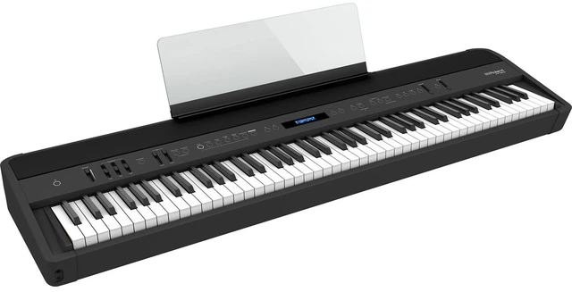 Alt view image 2 of 7 - Roland FP-90X Digital Piano (Black), Donner Stand, Z-style, Audio Technica ATH-M50X, Cover Bundle