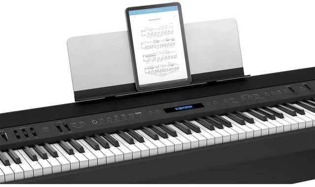 Alt view image 6 of 7 - Roland FP-90X Digital Piano (Black), Donner Stand, Z-style, Audio Technica ATH-M50X, Cover Bundle