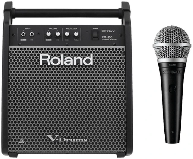 Main image of Roland PM-100 Personal Monitor for V-Drums + Dynamic Vocal Microphone