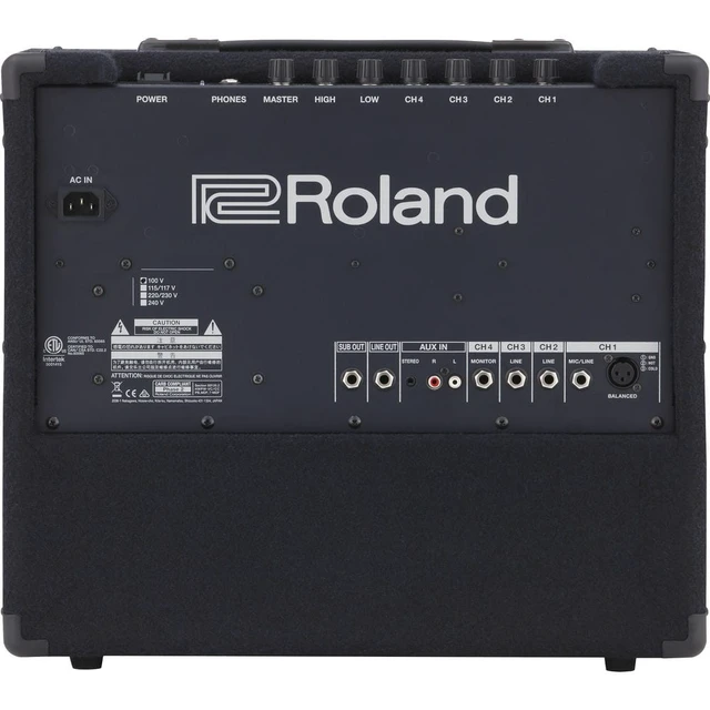 Alt view image 2 of 6 - ROLAND KC-200 MIXING KEYBOARD AMPLIFIER & Guitar Wall Mount + Black Tripod Guitar Stand