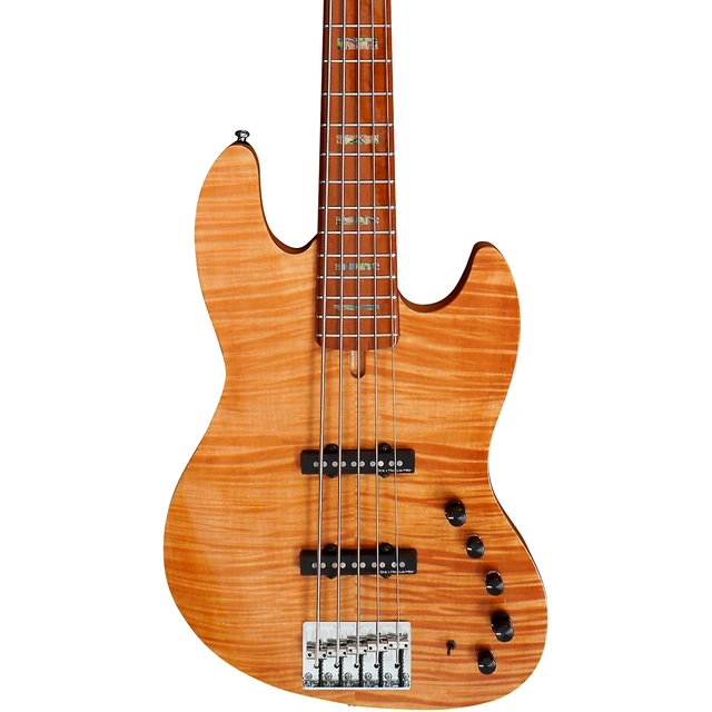 Alt view image 2 of 5 - Sire Marcus Miller V10 Swamp Ash 5-string Bass Guitar - Natural