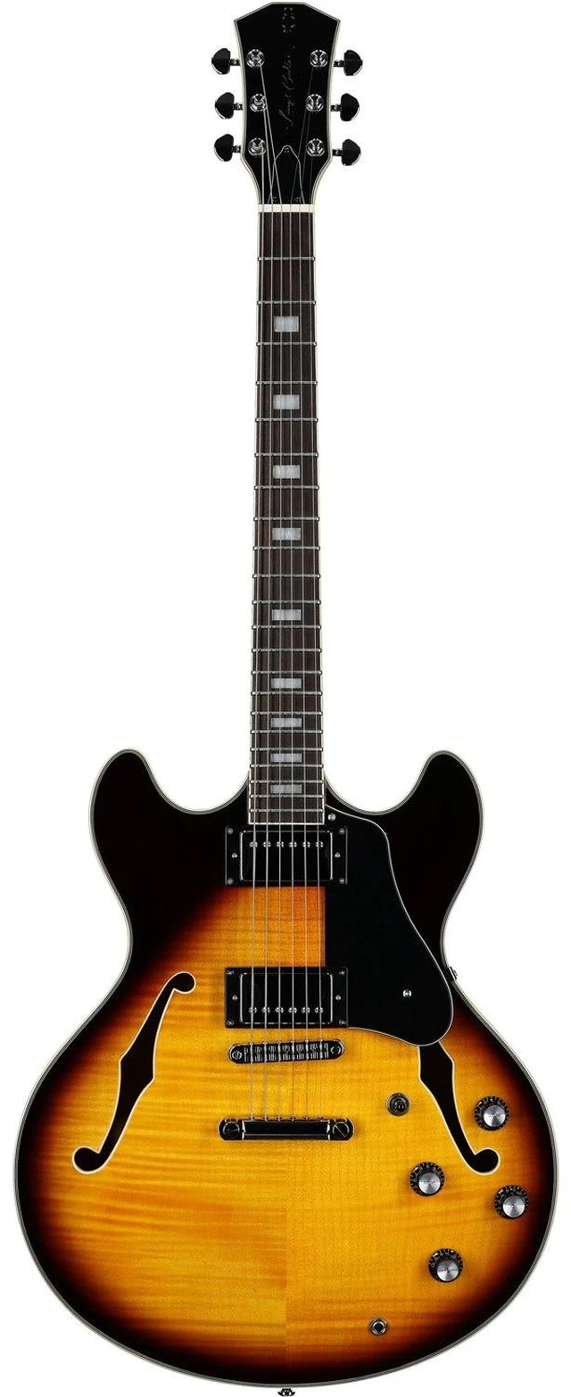 Main image of Sire Larry Carlton H7 Semi-hollow Electric Guitar - Vintage Sunburst