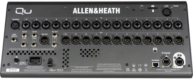 Alt view image 4 of 4 - Allen & Heath Qu-5D Digital Mixer with Dante