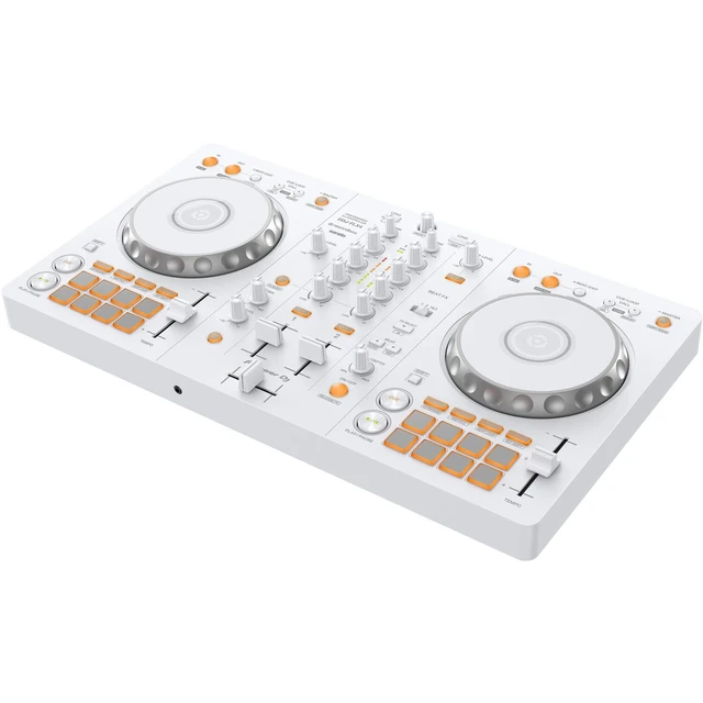 Alt view image 2 of 5 - Pioneer DJ DDJ-FLX4 Portable 2-Channel Rekordbox and Serato DJ Controller (Limited-Edition White)