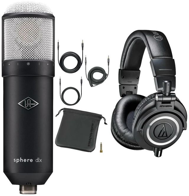 Main image of Universal Audio Sphere DLX Modeling Microphone - Audio Technica ATH-M50X Bundle