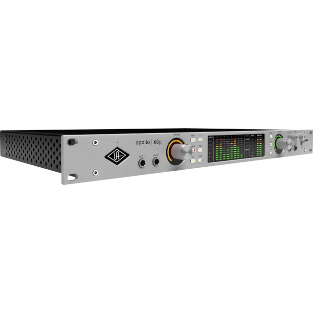Alt view image 2 of 7 - Universal Audio Apollo x8p Gen 2 Essentials+ 16x22 Thunderbolt Audio Interface - Audio Technica ATH-M50X - Gator GFW-MIC-2020 - (4) ErnieBall XLR Bundle