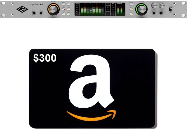 Main image of Universal Audio Apollo x8p Gen 2 Essentials+ 16x22 Thunderbolt Audio Interface- Amazon Gift Card $300 Bundle