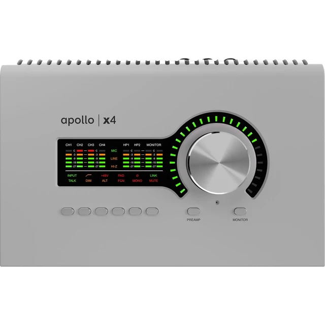 Alt view image 3 of 6 - Universal Audio Apollo x4 with UAD Analog Classics Audio Interface, (2) KRK Rokit5 G5, (2) 1/4 Cables Bundle
