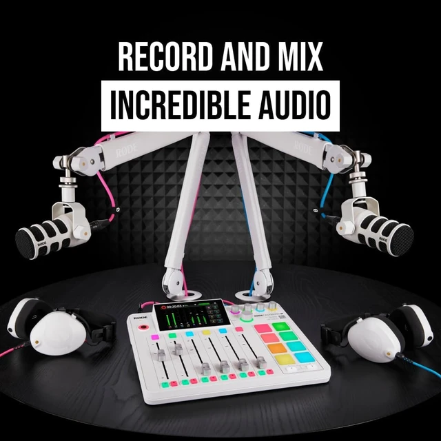 Alt view image 5 of 5 - Rode RODECaster Pro II Integrated Audio Production Studio (White)