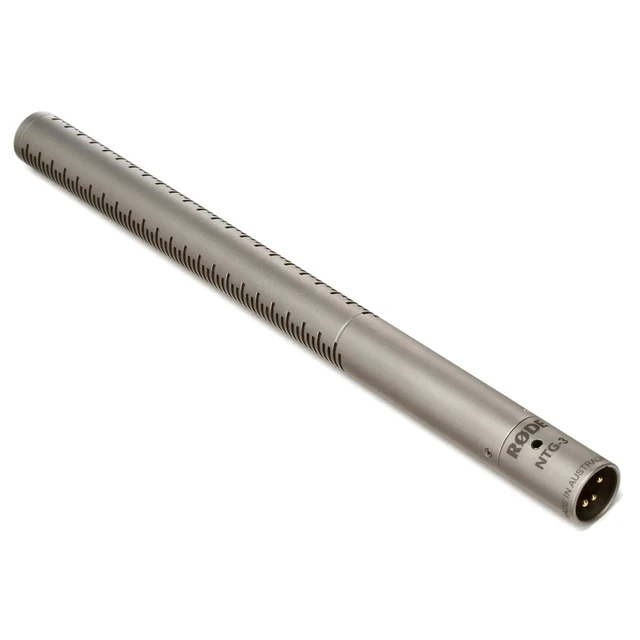 Alt view image 3 of 7 - Rode NTG3 Precision RF-Biased Shotgun Microphone (Silver), Rode Micro Boompole, XLR Cable Bundle