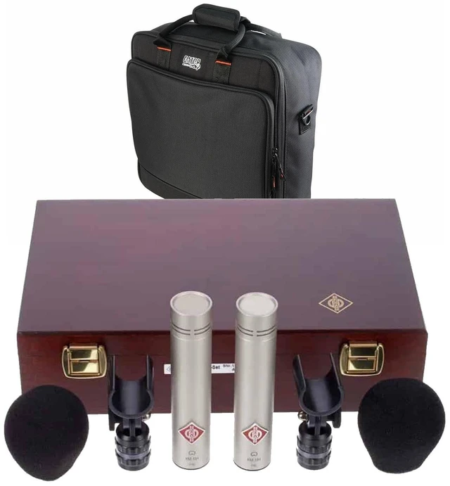 Main image of Neumann KM 184 Stereo Set Microphone Pair, Gator G-Mix 1515 Bag Bundle