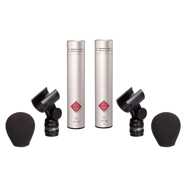 Alt view image 2 of 7 - Neumann KM 184 Stereo Set Microphone Pair, Gator G-Mix 1515 Bag Bundle