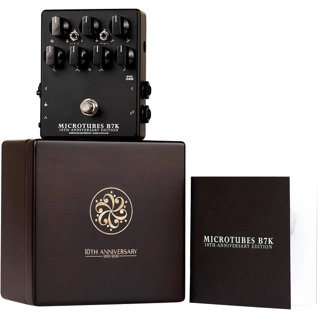 Alt view image 5 of 6 - Darkglass Microtubes B7K V2 10th-anniversary, (2) 1/4 Ernie Ball Cables Bundle
