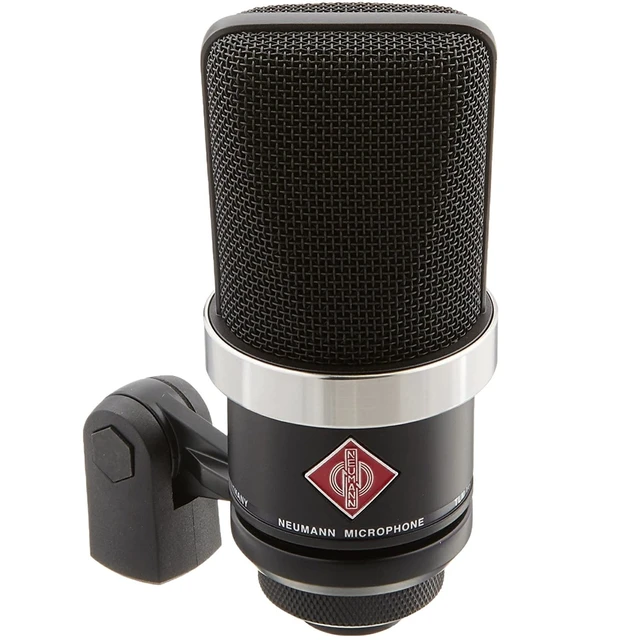Alt view image 7 of 7 - Neumann TLM-102 Studio Condenser Microphone (Black), Boseen Microphone Shock Mount Bundle