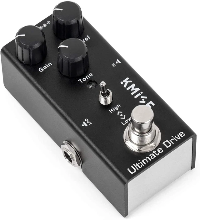 Alt view image 6 of 7 - Hagstrom ULSWE-WDM Ultra Slim Swede 6 String Electric Guitar Worn Denim, lotmusic Electric Guitar Effects, (2) ErnieBall Cable Bundle