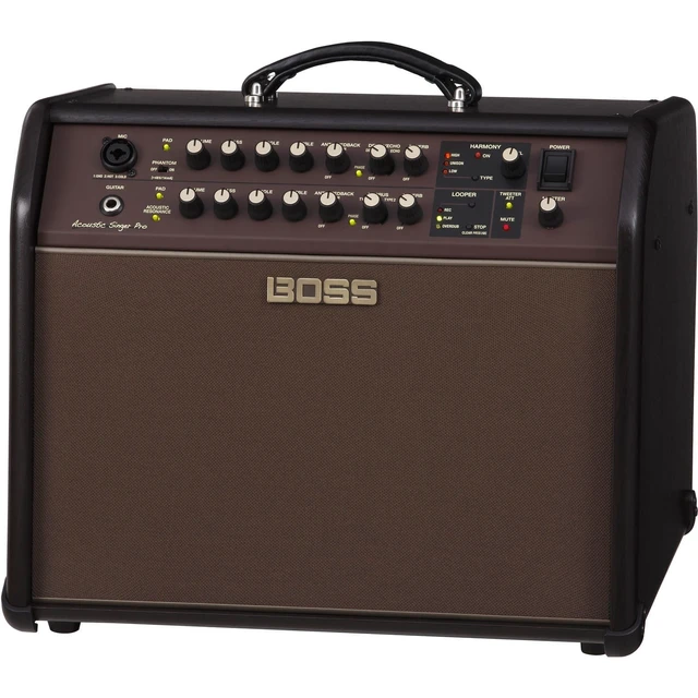 Alt view image 3 of 7 - BOSS ACS Pro 120W Amplifier for Acoustic Guitar, Boss Singer Amp Cover, Presonus HD9 Headphones Bundle