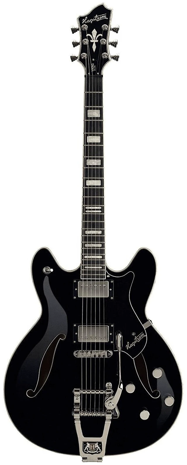Main image of Hagstrom Tremar Viking Deluxe Electric Guitar - Gloss Black