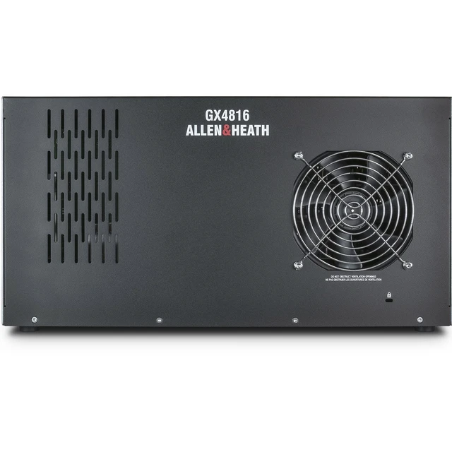 Alt view image 4 of 7 - Allen & Heath GX4816 48x16 XLR In/Out Portable GX Expander with DX Sockets + Seismic Audio - SATAC12U - Heavy Duty 12 Space ATA Rack Case with 4 Inch Casters + (10) Microphones Stand + (32) XLR