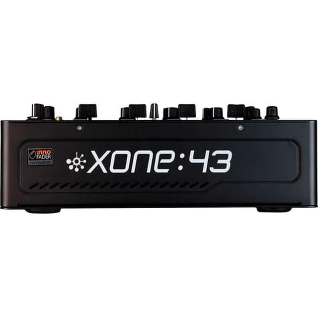 Alt view image 5 of 7 - Allen & Heath XONE:43 - 4+1 Channel Analog DJ Mixer & ProX XS-M12LT Large Format 12" DJ Mixer Case with Laptop Shelf and Cable