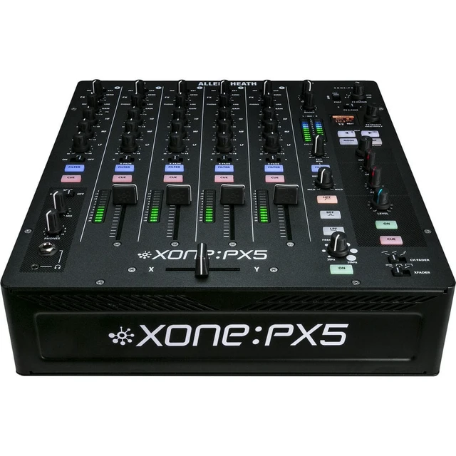 Alt view image 2 of 7 - Allen & Heath XONE:PX5 - 4+1 Channel DJ Mixer with Soundcard + Pioneer DJ HDJ-X7 Professional Over-Ear DJ Headphones and Cables
