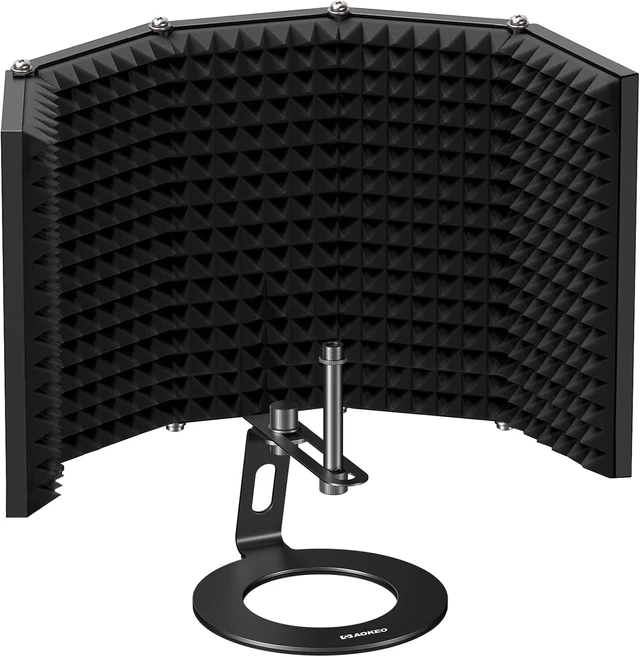 Alt view image 5 of 6 - Universal Audio Sphere LX Modeling Microphone - Aokeo Mic Isolation Shield - XLR Cable Bundle