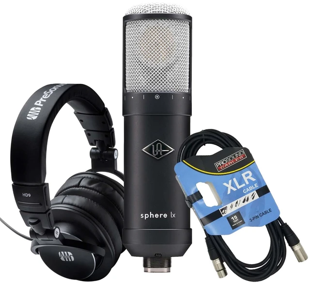 Main image of Universal Audio Sphere LX Modeling Microphone - Presonus HD9 - XLR Cable Bundle