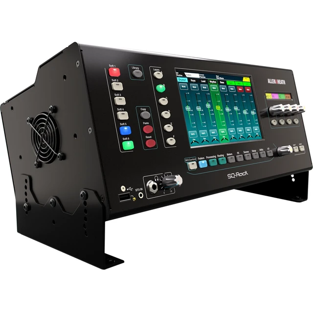 Alt view image 3 of 7 - Allen & Heath SQ-Rack Digital Rackmount Mixer - PSG AUDIO UGX21II Wireless Mic - (8) XLR Cables - (8) 1/4 Cables Bundle