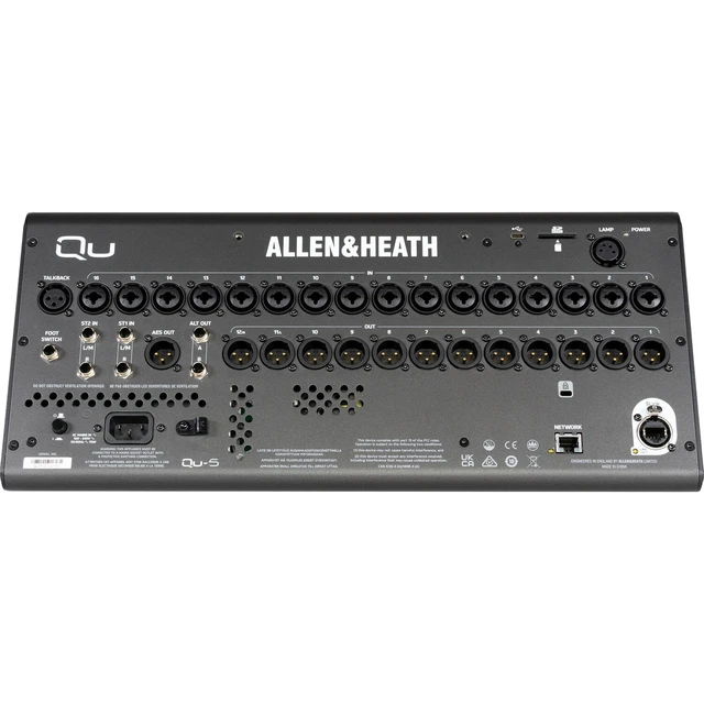 Alt view image 5 of 6 - Allen & Heath Qu-5 38-channel Digital Mixer - AH Dust Cover Bundle
