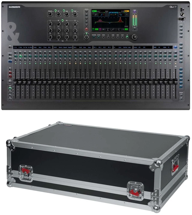 Main image of Allen & Heath Qu-7 38-channel Digital Mixer - Gator G-TOURX32NDH Bundle