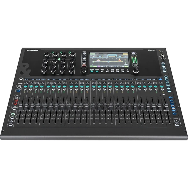 Alt view image 2 of 6 - Allen & Heath Qu-6 38-channel Digital Mixer - Gator Cases G-MIXERBAG-2521 - (4) XLR Cables Bundle