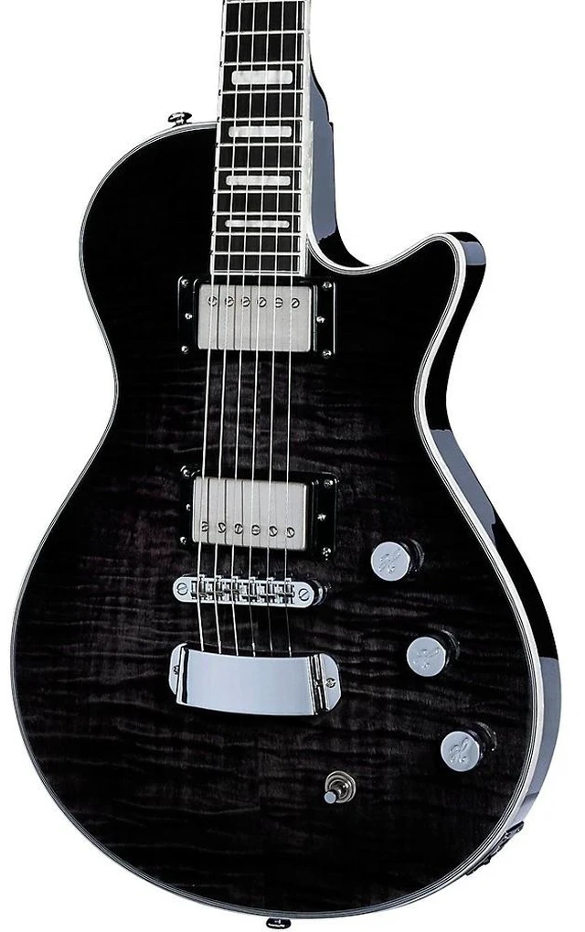 Alt view image 3 of 5 - Hagstrom Ultra Max Electric Guitar - Dark Storm Gloss